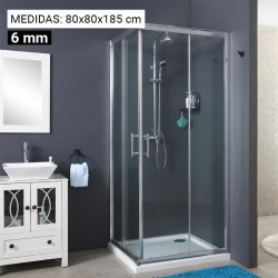 MAMPARA DUCHA CUADRADA 6MM...