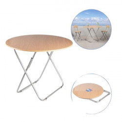 MESA PLEGABLE REDONDA 90CM...