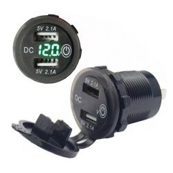 TOMA USB DOBLE 2.1A CON...