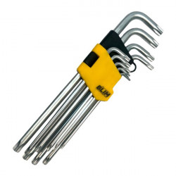 JUEGO LLAVES TORX LARGAS 9...