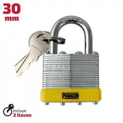 CANDADO ACERO LAMINADO 30MM...