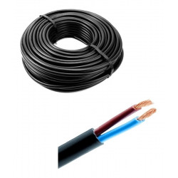 CABLE MANGUERA NEGRO 1M 2X4MM