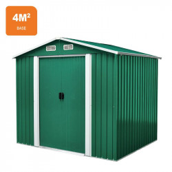 CASETA DE METAL CON PUERTAS...