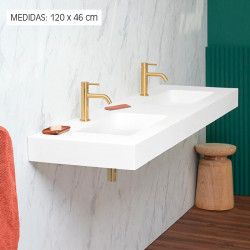 LAVABO DOBLE SUSPENDIDO...