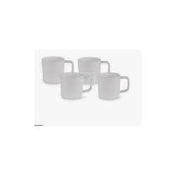 PACK 4 TAZAS KAMPA BLANCO...