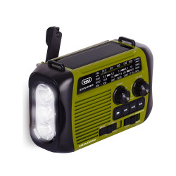 RADIO SOLAR CON DYMO...