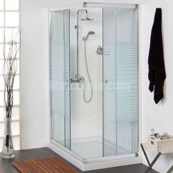 MAMPARA DUCHA RECT RAYADA...