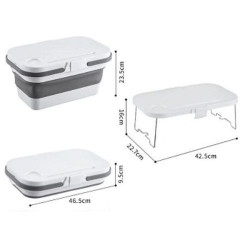 CESTA PLEGABLE CON MESA...