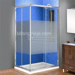 MAMPARA DUCHA RECT RAYADA...