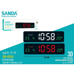 RELOJ LED SANDA SD-4124 -...