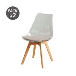 PACK 2 SILLAS DESIGN D1000...