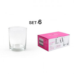 SET 6 VASOS WHISKY CRISTAL...
