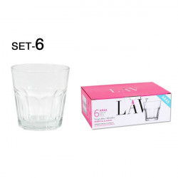 SET 6 VASOS VINO 200CC ARAS...