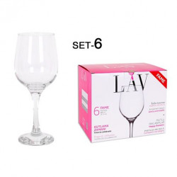 SET 6 COPAS VINO/AGUA 480CC...