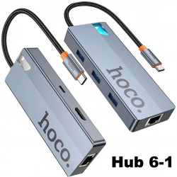 Adaptador USB-C 6-1 Hoco...