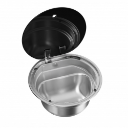 FREGADERO REDONDO CON TAPA...