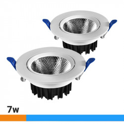 KIT 2 FOCOS DOWNLIGHT 7W...