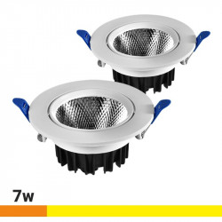 KIT 2 FOCOS DOWNLIGHT 7W...