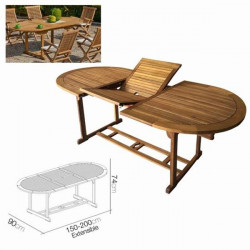 MESA JARDIN OVALADA...