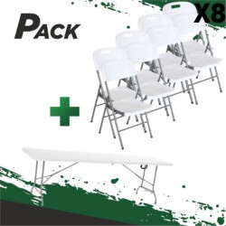 MESA DE RESINA PLEGABLE...