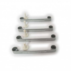 BRAZOS METALICOS HEKI 4 PIEZAS