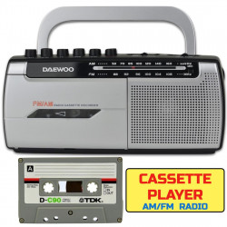 CASSETTE AM/FM PILA Y...
