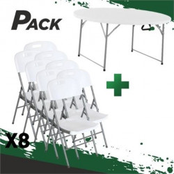 MESA DE RESINA REDONDA...