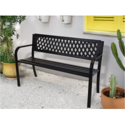 BANCO JARDIN 119X75 ACERO...