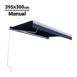 TOLDO RETRACTIL MANUAL GRIS...