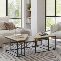 SET 3 MESAS CENTRO TITAN...