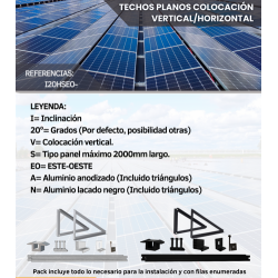 SOPORTES ESTE-OESTE 20º...