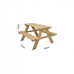 MESA PICNIC INFANTIL MADERA...