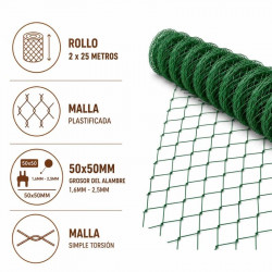 MALLA SIMPLE TORSION...