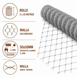 MALLA SIMPLE TORSION...