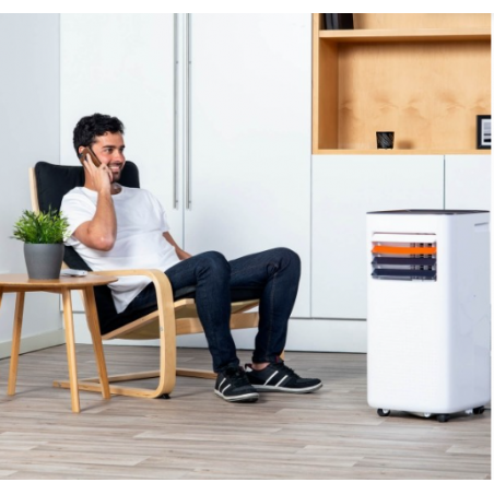AIRE ACONDICIONADO PORTÁTIL - TAURUS TEMP DESIGN, 1750 FRIGORIAS/7000 ...