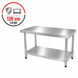 MESA DE TRABAJO INOXIDABLE...