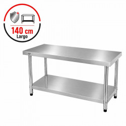 MESA DE TRABAJO INOXIDABLE...