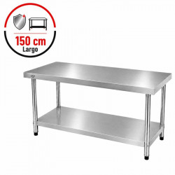 MESA DE TRABAJO INOXIDABLE...