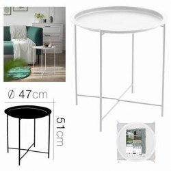 MESA DE METAL BLANCA...