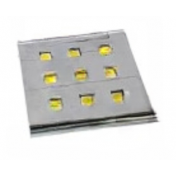 PLAFON LED CUADRADO NYX CROMO
