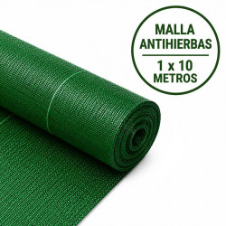 MALLA ANTIHIERBA VERDE 1X10...