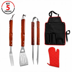 JUEGO ACCESORIOS BARBACOA...