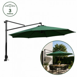 PARASOL DE PARED VERDE 3...