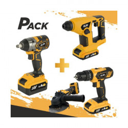 PACK 20V TALADRO + LLAVE DE...