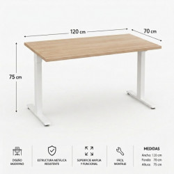 MESA DE OFICINA 120X70X75CM...