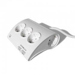 FONESTAR CUBIK-42UG Ciabatta Con Caricatore USB - 4 Prese + 2 Porte USB Con Spia Luminosa