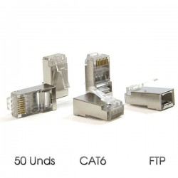 CONECTOR RJ45 CAT6  UTP...