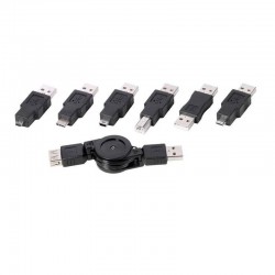 ADAPTADOR 7X USB MACHO...