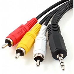 (BLS19B) CABLE 3 RCA AUDIO...