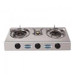 COCINA GAS 3 FUEGOS INOX...